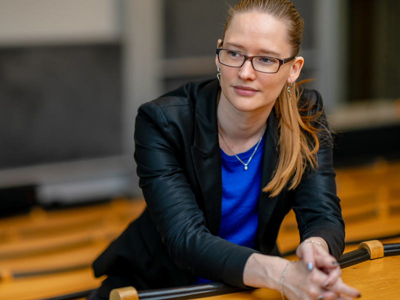 oplægsholder i foredragssal