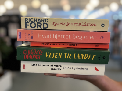 De fem bøger, som er omtalt i artiklen