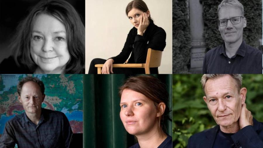 Fotos af de nominerede forfattere til DR Romanprisen 2023